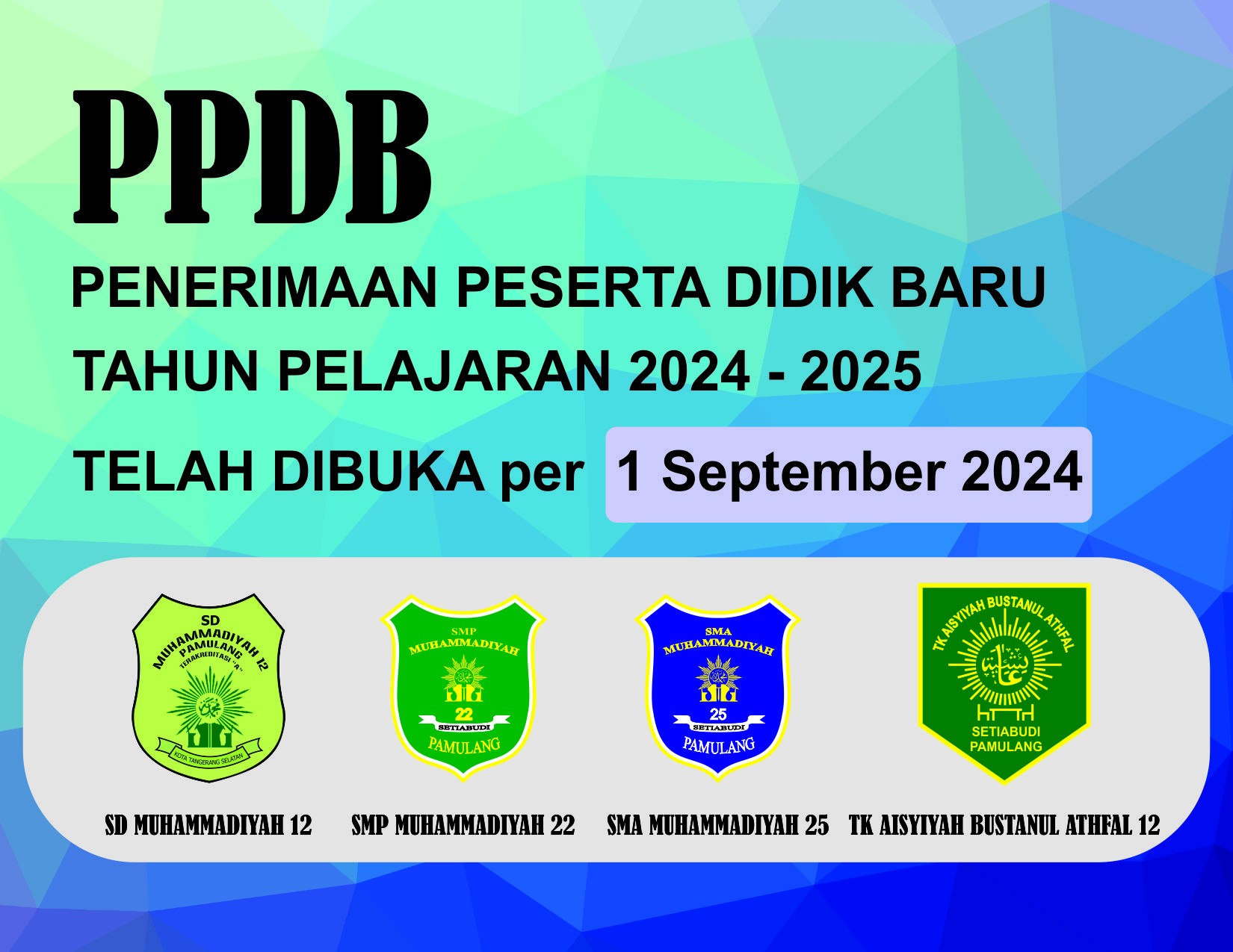 PENDAFTARAN SISWA BARU 2024 - 2025
